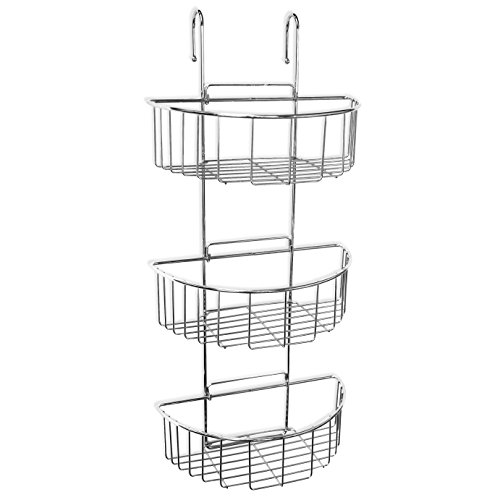 Organizador de Toalhas TATAY 3 Cestos (Inox) TATAY - Armazenamento e organização - inox, 3 cestos, desmontável, percha