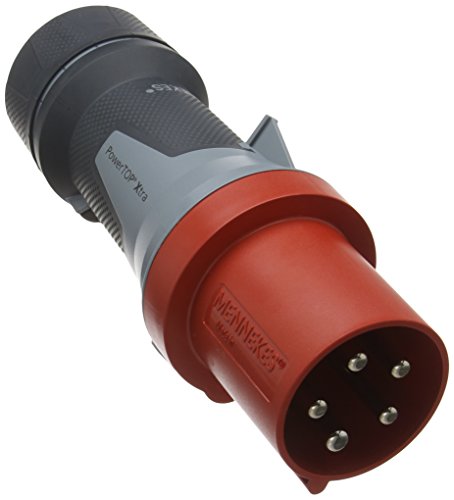 Tomada MENNEKES Top Xtra (400V - 63A) MENNEKES - Terminais e conectores de fio - 63A, 400V, 50/60Hz, 5P, 9mm