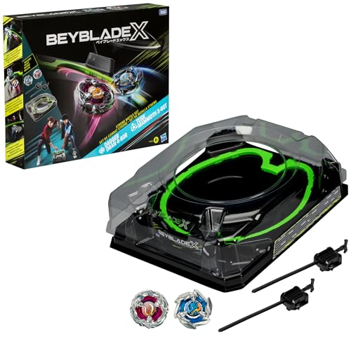 Figuras de Ação HASBRO Beyblade X (Idade Mínima Recomendada: 6 anos) Beyblade - Brinquedos - criar, personalizar, peças intercambiáveis, estádio de batalha