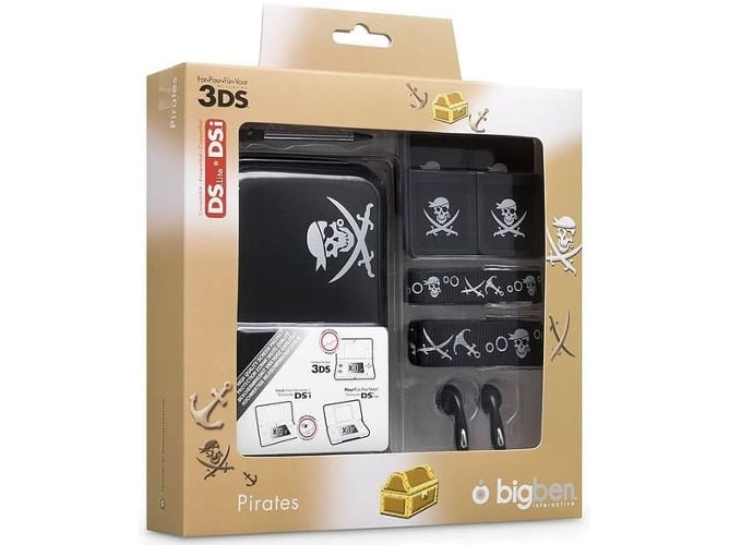 Capa Nintendo 3DS XL New 3DS XL Pirates of the Caribbean BIGBEN - Downloads de música digital - nintendo 3ds xl, Pirates of the Caribbean, resistente, proteção