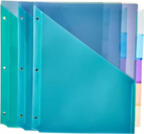 Separador de Cartas AMZBASICS (Multicor - Polipropileno) Amazon - Separadores de índice - multicor, polipropileno, branco