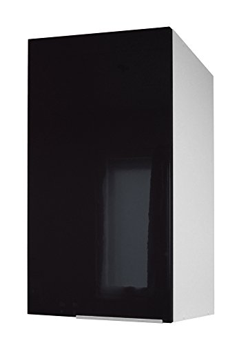 Armário de Cozinha SKRAUT HOME Pop (Preto - 40x28x86.5cm) Aucune - Armários de cozinha - preto, 40x28x86,5cm, radio ajustável, alumínio