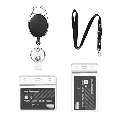 Porta Cartões REVLON Retrátil 1 Conjunto PaiLeWei - Porta-crachás e porta-bilhetes - retrátil, conjunto