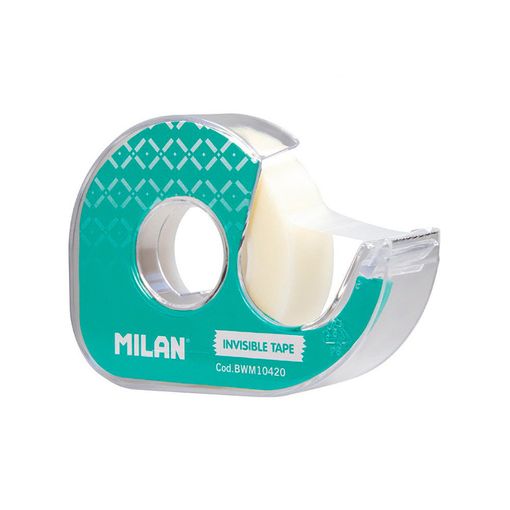 Fita Adesiva Invisível MILAN (Verde - 19 mm x 33 m) Milan - Fitas adesivas de escritório - verde, poliéster, 19 mm, 33 m