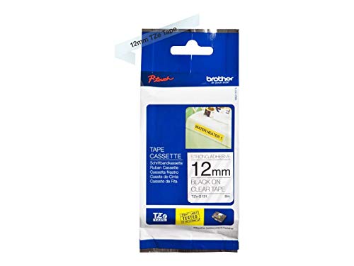 Fita para Etiquetadora BROTHER TZe-S131 Preto Brother - Fitas de etiquetas e recargas - preto, laminada, 12 mm, 8 m