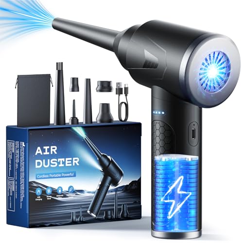 Sopradores Elétricos H.Koenig 100000 RPM com Luz Led e Bateria Recarregável Aidisy - Limpeza de eletrônicos - sopradores, elétricos, h.koenig, 100000 rpm, luz LED, bateria recarregável