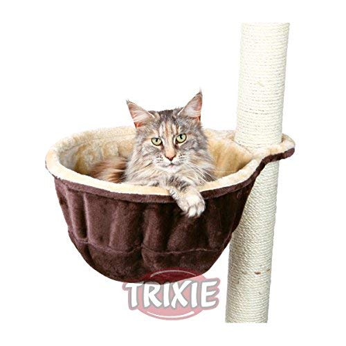 Cama para Gato TRIXIE 4047974439104 | Bege, Castanho TRIXIE - Acessórios para móveis de gato - confortável, felpa, cores reversíveis, 38 cm