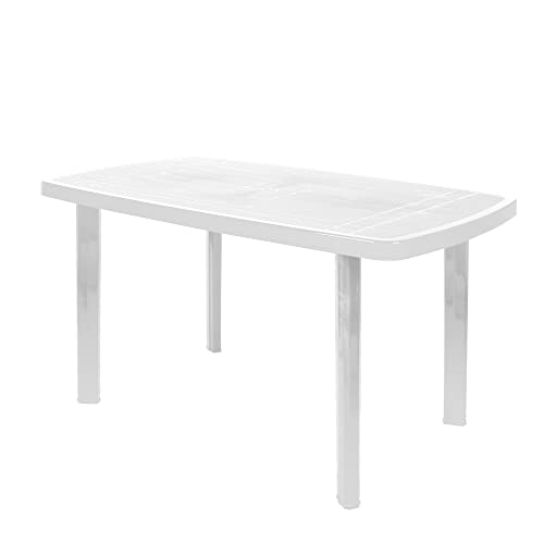 Mesa de Jantar FORES Viana Branca (137x86x73 cm) CREVICOSTA - Mesas de exterior - 137x86x73 cm, mesa de jantar