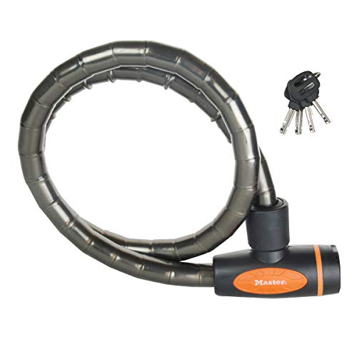 Cadeado de bicicletas MASTER LOCK 8228EURDPROSM Master Lock - Fechaduras e chaves - alta resistência, flexibilidade, bicicletas, 1 metro