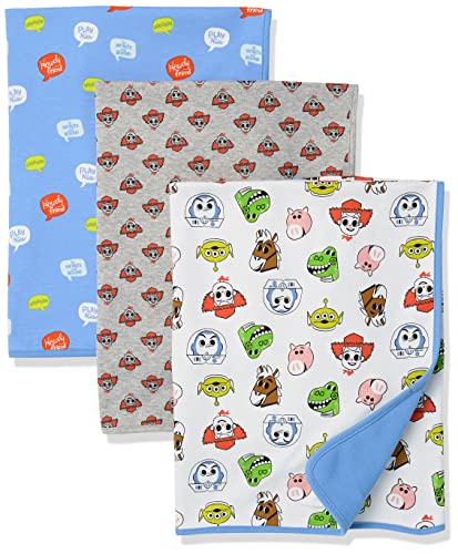 Manta para Berço AMZESSENTIALS (Algodão - Branco) Amazon Essentials - Fraldas de pano e mantas de bebê - algodão, branco, ajustável, fácil de lavar