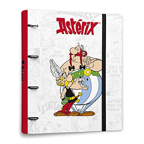 Dossier ERIK EDITORES de 4 Argolas Premium Asterix&Obelix (A4) Grupo Erik - Pastas Organizadoras - dossier, erik editores, argolas premium, asterix&obelix, a4