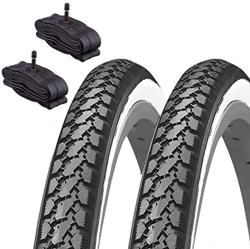 Pneus para Bicicletas SBS 700x35C (Branco - 700x35C) Ecovelo - Pneus de bicicleta - 700x35c, cauchuço, elastómeros, branco