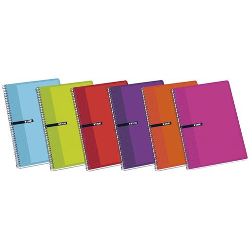 Caderno ENRI (A5 - Quadriculado - 14.8x21cm) Enri - Cadernos e bloco de notas - quadriculado, 80 folhas, capa de cartão