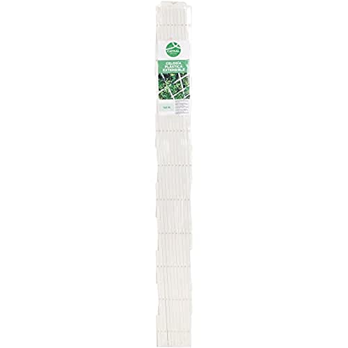 Cortina de Plástico Decorativo CELOSIA Extensível (Branco - 100 x 200 cm) CATRAL - Móveis de exterior - extensível, branco, 100 x 200 cm, pvc