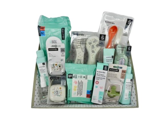 Cesto de Bebé Suavinex 3 em 1 (Recondicionado Como Novo) MomentosGourmet - Conjuntos de presente para bebê - cesto, bebé, suavinex, reconstruído
