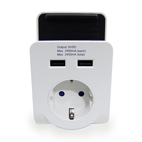Carregador de Parede PS-TECH 5V - 2.1A (USB) PS-TECH - Fios de extensão - carregador, parede, usb, 2.1a