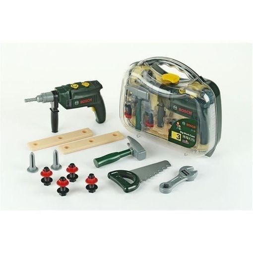 Conjunto de brinquedos THEO KLEIN Mala de ferramentas Bosch Bosch - Ferramentas de brinquedo - ferramentas, sons realistas, luzes, acessórios