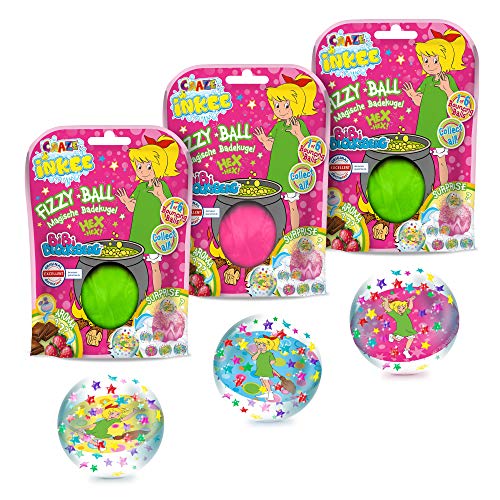 Brinquedo de banho para crianças CRAZE INKEE INKEE - Banho e corpo - brinquedo de banho, crianças, craze inkee, jogo de 3 bombas, bola mágica, bibi blocksberg
