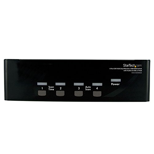 Chaveador KVM STARTECH.COM SV431DDVDUA (KVM - KVM - Preto) STARTECH.COM - Comutadores kvm - kvm, preto