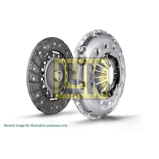 Kit de Embreagem LUK 620 1166 09 Repset LUK - Peças de transmissão e drivetrain de veículos automotores - disco embrulhamento, placa pressão, substituição completa