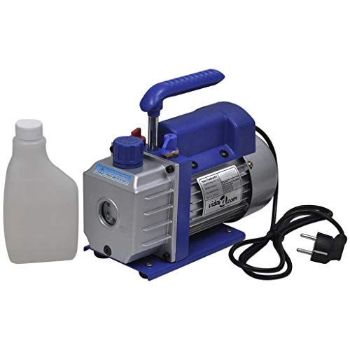 Bomba de vácuo vidaXL 50L/min - 1,5m² - Preto vidaXL - Eletrodomésticos - 50 L/min, 3 kg, alumínio, preto