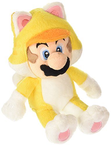 Peluche SUPER MARIO BROS. Cat Mario (Idade Mínima Recomendada: 4 anos) Nintendo - Animais de pelúcia - peluche, super mario bros, cat mario, idade mínima recomendada, 4 anos