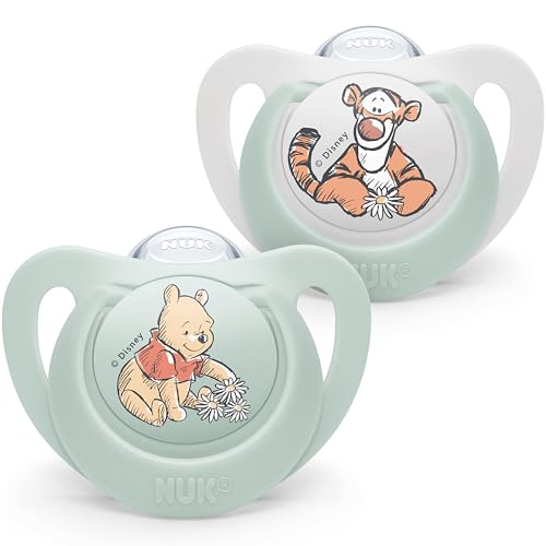 NUK Conjunto de chupetas com estojo Star Newell Brands - Cuidados com a higiene oral - chupeta, estojo, estrela