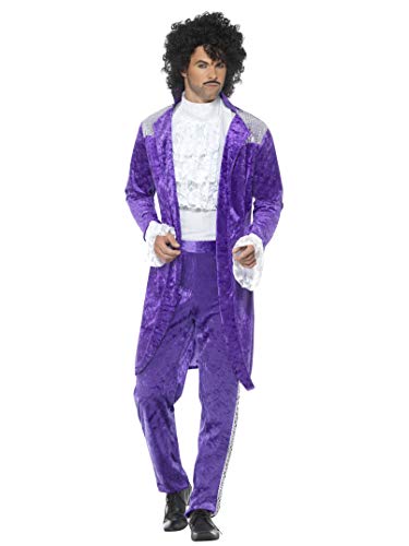 Fato de Homem DISFRAZZES Punk Roxo Anos 80 (Tam: M) DISFRAZZES - Fantasias - punk, anos 80, tam m