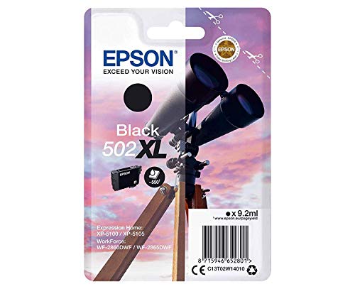 Tinteiro EPSON 502XL Preto (C13T02R340) Epson - Cartuchos de toner e jato de tinta - preto, epson, WorkForce, jato de tinta