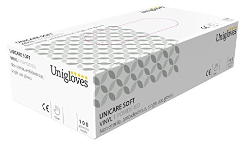 Luvas UNIGLOVES Vinil com pó (Tamanho M) Unigloves - Equipamento de proteção individual (epi) - vinil, pó, tamanho m, resistentes
