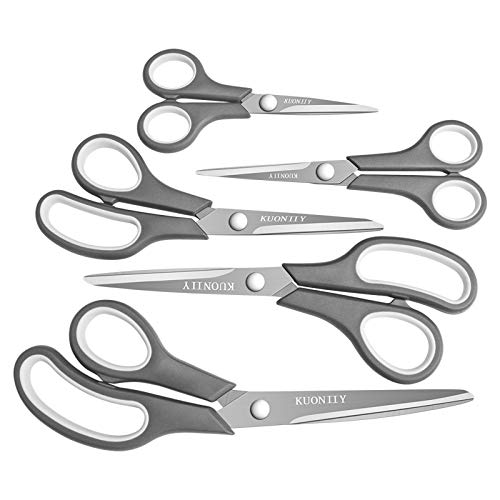 Conjunto de Tesouras de Jardim KUONIIY com Punho Suave e Afiado kuoniiy - Ferramentas de corte e relevo para artesanato - tesouras, 5 peças, ponta afiada, punho suave