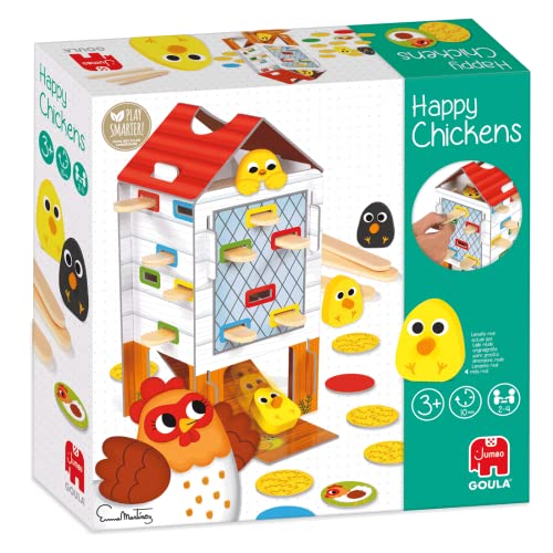 Jogo Educativo GOLIATH HAPPY CHICKEN (Idade Mínima Recomendada: 4 anos) 
Marca:
Goula
 - Jogos - educativo, competitivo, 4 anos, habilidade manual