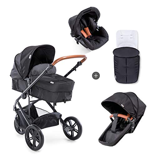 Carrinho de Bebé HAUCK Pacific (Grupo 0) Hauck - Móveis para bebês e crianças pequenas - leve, fácil de usar, metal resistente, proteção lateral