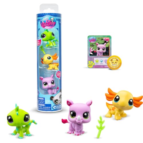 Boneca LITTLEST PET SHOP Littlest Pet Shop Set 3 Pets Bandai - Brinquedos - boneca, littlest pet shop, set 3 pets