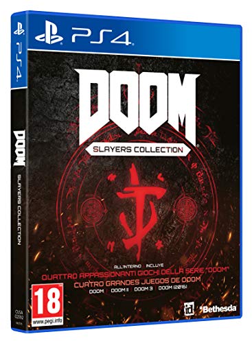 Jogo PS4 Doom Slayers Collection (M18 - Ação) Bethesda - Software de jogos de vídeo - ps4, ação, m18, slayers collection, doom