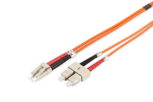 cabo de fibra ótica Digitus DK-2930-03/3 3 m LC SC Laranja Digitus - Cabos de rede - cabo fibra ótica, 3 m, lc-sc, laranja