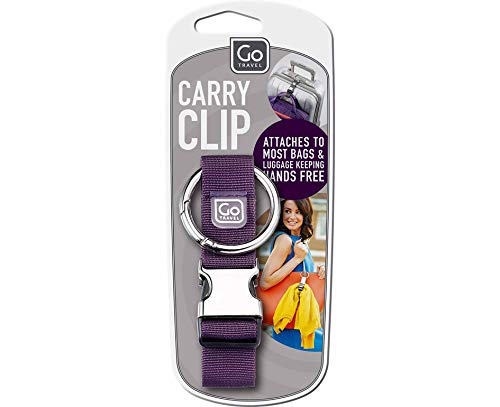 Go Travel Carry Clip tira Bagagem Metal,Nylon Preto Go Travel - Sacolas de compras - metal, nylon, preto, 120 cm