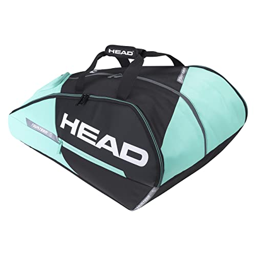 Saco de Raquetes HEAD Racket Tour Team Monster Combi (Preto - 55 x 40 cm) HEAD RACKET - Bolsas para raquetes de tênis - raquetes, clima cct+, correia ajustável, 3 compartimentos