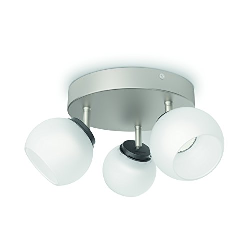 Philips Lâmpada Led Bola 3 X 4 W Aço Inoxidável Philips Lighting - Luminárias de teto - led, bola, aço inoxidável