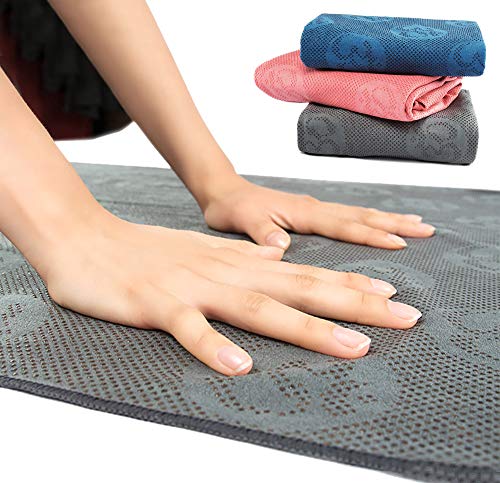 Toalha de Yoga MEESU W2005 (Cinzento - Algodão) MEESU YOGA - Equipamento atlético de uso geral - yoga, algodão, cinzento