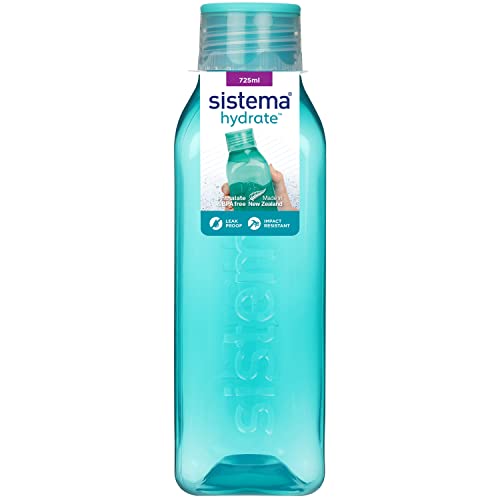 Garrafa para Bebidas SQUARE WATER 725 Ml Sistema - Garrafas de engarrafamento - 725 ml, hermética, fácil de segurar