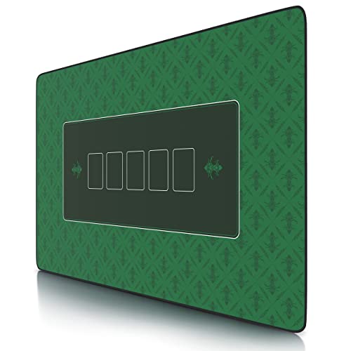 Tapete de Poker PROFESSIONAL 100x60cm (Verde) CSL-Computer - Tapetes de rato - 100x60 cm, verde, poker