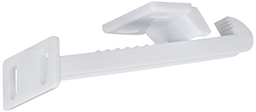 Cadeado para Segurança de Crianças OLYMPIA 98342 | Branco Olympia - Travas de segurança para bebê - cadeado, segurança, fecho, chave, aço inoxidável