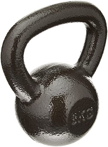 Barra de Pesos AMZ Basic (Aço Fundido - 5 kg) Amazon Basics - Levantamento de peso - peso máximo 5 kg, aço fundido, ajuste de peso, preto