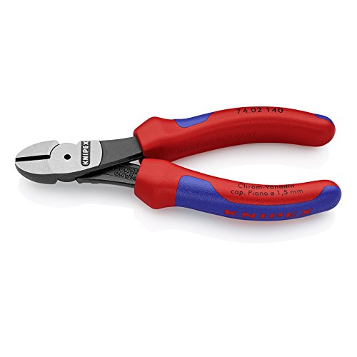 Knipex 74 02 140 alicate Corta-cabelos e corta-velcro KNIPEX - Ferramentas para fios e cabos - ferro fundido, cromo-vanádio, fio duro, fio macio