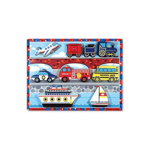 Jogo de Tabuleiro MELISSA & DOUG Madeira - Castanho - 38.1 x 26.7 x 2.3 cm Melissa & Doug - Quebra-cabeças - madeira, castanho, 38.1x26.7x2.3 cm