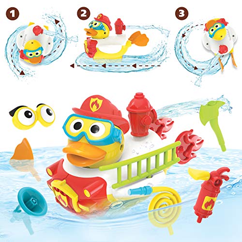 Brinquedo de banho YOOKIDOO Patinho divertido do bombeiro Yookidoo - Brinquedos de banho - brinquedo, banho, yookidoo, patinho, bombeiro