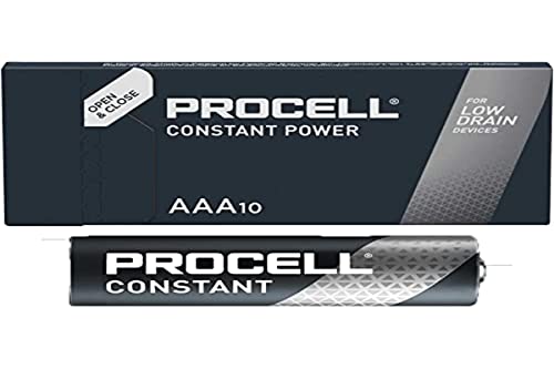 Pilha Recarregável Duracell Procell (10-Pack) Constant Micro Duracell - Baterias de uso geral - 1.5 V, 1100 mAh, alcalino, 10 pack