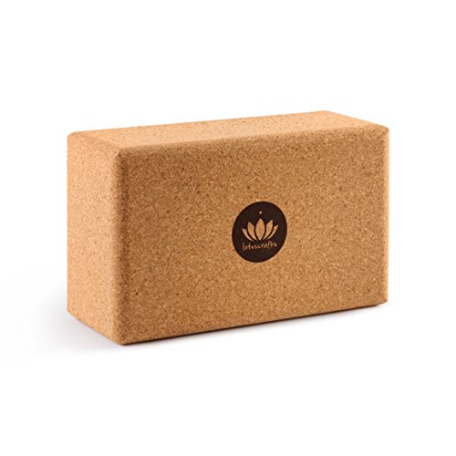 Bloco de Ioga LOTOUS CRAFTS Supra Grip (Cork) Lotuscrafts - Blocos de yoga e pilates - bloco, ioga, supra grip, cork