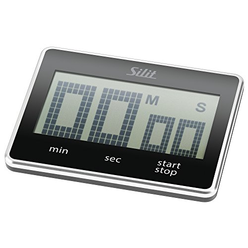 Temporizador de Cozinha SILIT (Preto - LCD) 
Marca
Silit
 - Temporizadores de cozinha - 60 minutos, indicador de tempo, alarme, temporização inversa